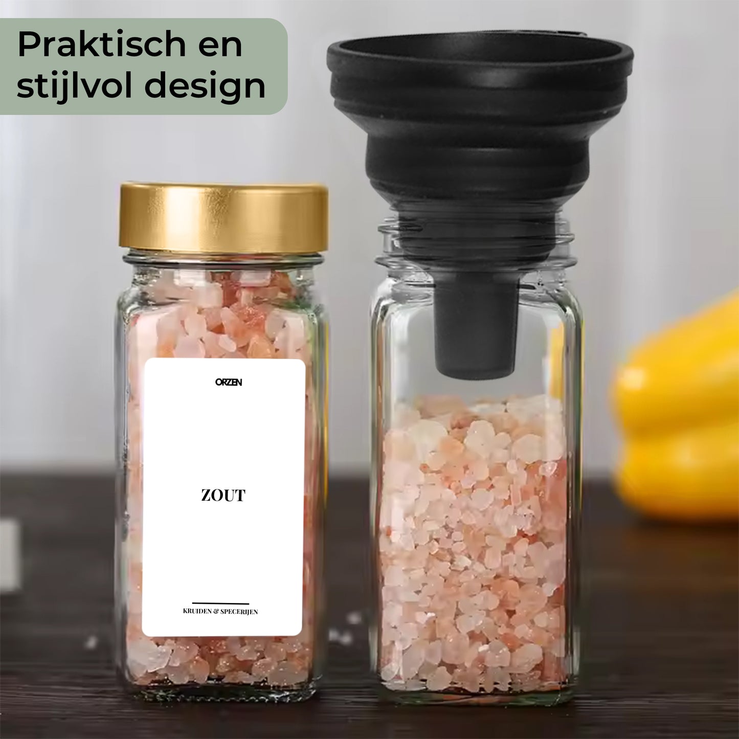 Kruidenpotjes labels wit 24st