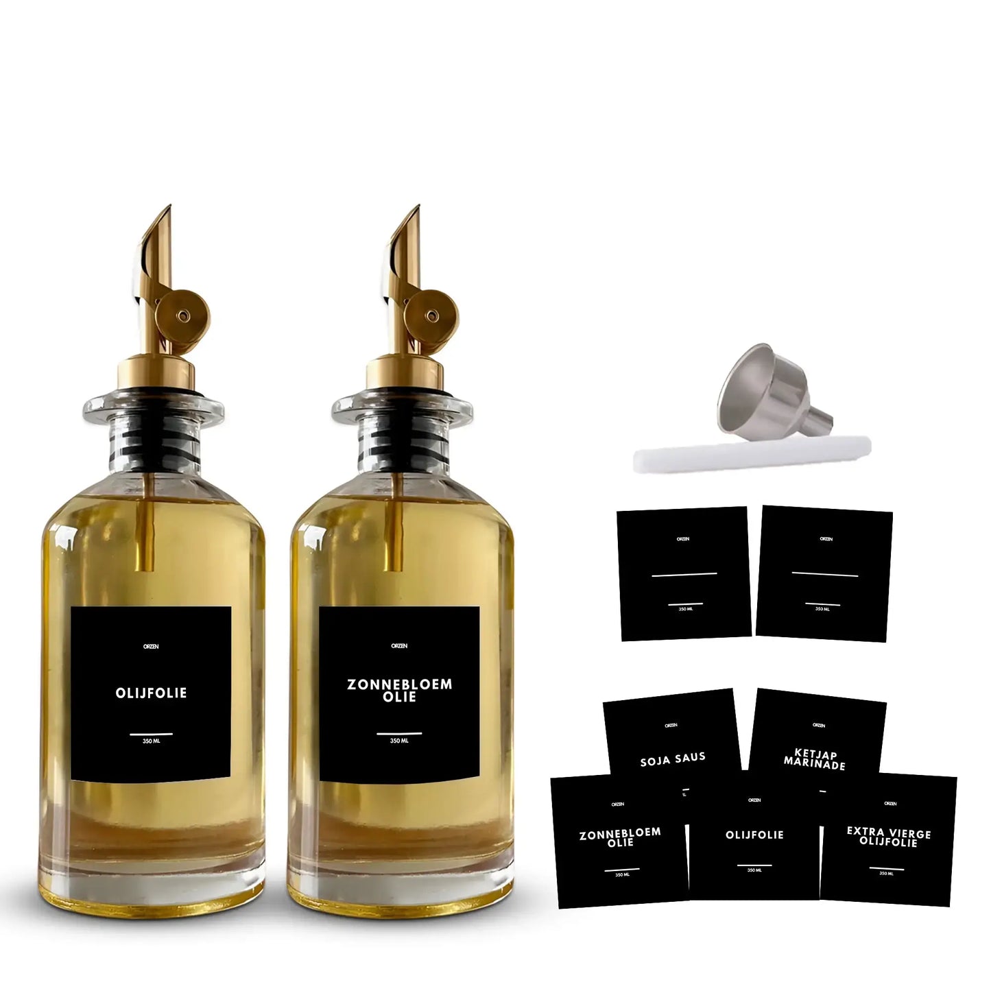 Olie Dispenser zwart 2st