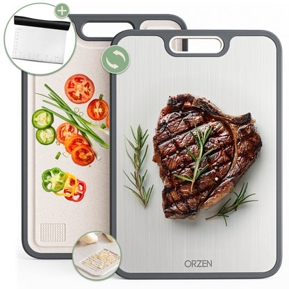 Titanium snijplank met klassieke handvat | PFAS-vrij