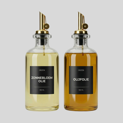 Olie Dispenser zwart 2st