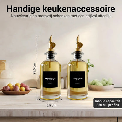 Olie Dispenser zwart 2st